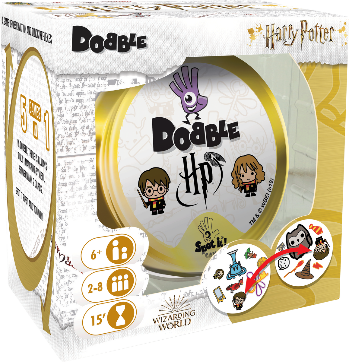 Harry Potter Dobble - Blogger Board Game Club Review - A Little